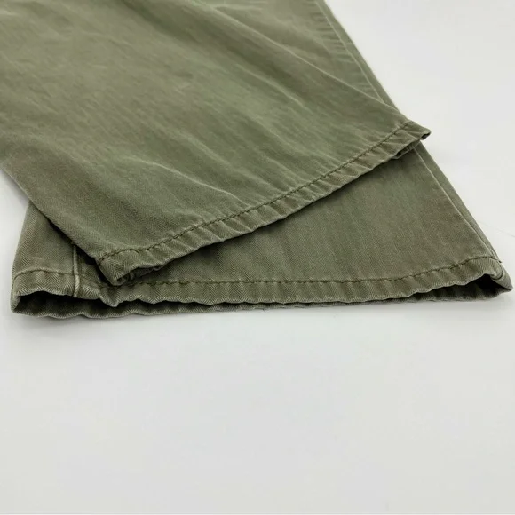 Women’s Levi’s Green Cotton Twill Pant 16 Long - Picture 5 of 8